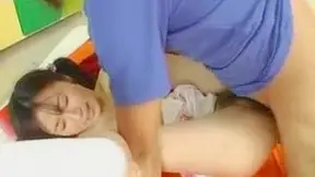 Teasing Daddy Friends with Young Nippon Beauty