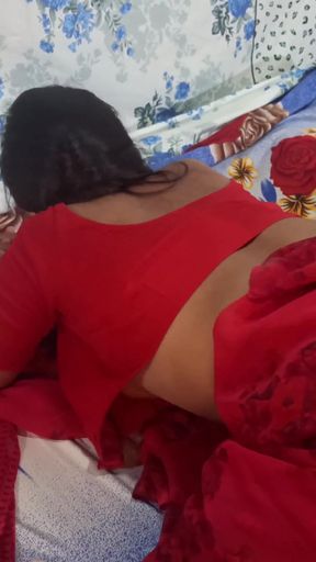 Emotional moment from "Indian Desi Randi Bhabhi in Red Light Area Fucking in Doggy Style Sex Video"