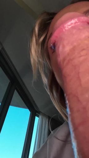 Annie Knight Blows Me After the Beach!