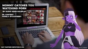 Mommy catches you watching porn and helps out~ erotic ASMR for men [vtuber]