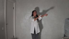 Belly dancing and a wet belly from drooling 2sm BD