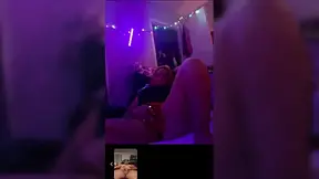 Busty Milf Used Toy On Her Pussy and Cums Multiple Times While I Jerk Off and Cum Hard On Webcam Together