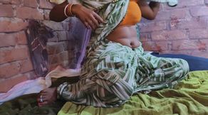 Suman bhabh.icute saree bhabhi gets naughty with her devar for rough and hard anal sex after ice massage on her back in Hindi