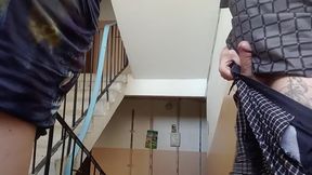 Sucking my cock in the entrance 1