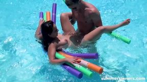 Fucking Her In the Pool