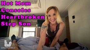 Hot Mom Consoles Heartbroken Step Son