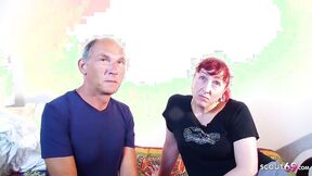German Mature Step Mom & Dad Defloration Mmf With Step Son