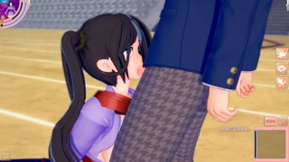 [Hentai Game Koikatsu! ]Have sex with Big tits DanMachi Yamato Mikoto.3DCG Erotic Anime Video.