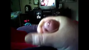 FattPurvv Unloads While Watching Porn in Amateur Cumshot Scene