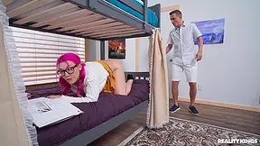 Alex Mack, Lily-luv And Jasmin Luv - Bunk Fucking While Cucking The Sorority Sis