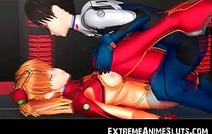 3D Robot Doll Filled with Cum