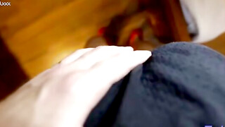 Asian Red Head Minx Jeans Fucked Hard - Sexy Lingerie Tease & Sensual Blowjob