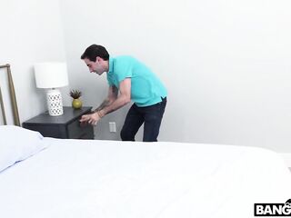 BANGBROS - Stepmom Rachael Cavalli Teaches Panty Sniffer Step Son Jake Adams A Lesson