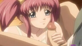 Lustful girls blow timid prof - Hentai Uncensored