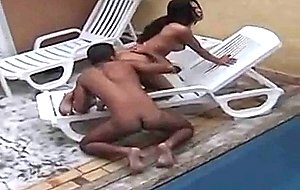 Interracial rimming with a skilful tgirl