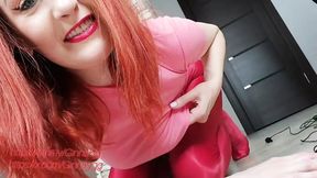 Masturbation in Leggings,squirting Through Tights,pissing