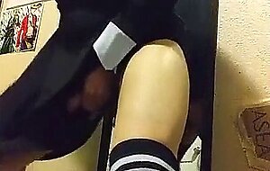 Latin Twink Crossdresser Rides His Toy