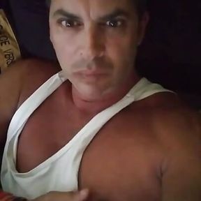 Hot Dilf Male Celebrity Cory Bernstein Caught Waking up Masturbating and Cum