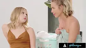 Aiden Ashley And Coco Lovelock In Sexy 18yo Blondes Are Thirsty For Sex