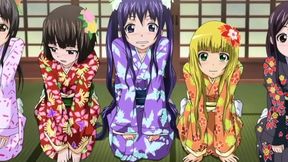 Shy Prison Girl Gives Hot Blowjob & Doggy Style Action In Kimono At Hot Spring