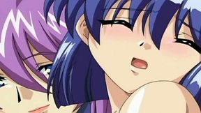 Two lesbians hentai fingering wetpussy and grinding bigtits