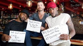 ”BLACKS ON BOYS Justin Case, Deepdicc & Ray Diesel”