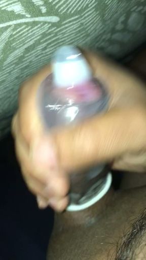 Jerk with condoms