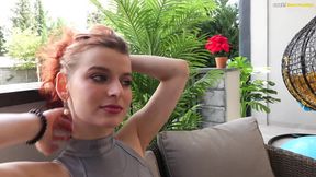 First Time in a Double Fuck! Two Sugar hunks Fuck a Fitness Girl Hard in a Sex Hostel!