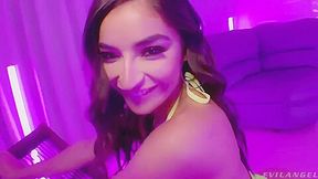 Cute Hottie Emily Willis Anally Dominated In The Purple Room