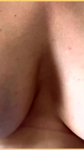 Captivating moment from &quot;Wifeys big perfect tits getting vibrated and bounced in slow motion&quot;
