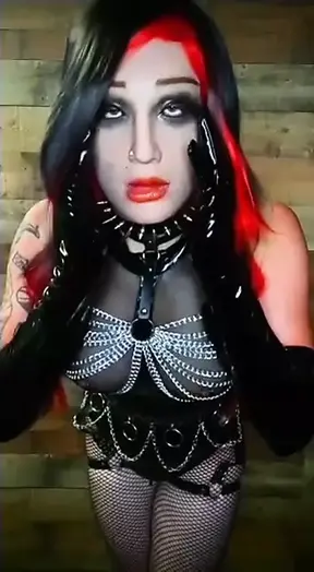 Goth Girl Female Mask