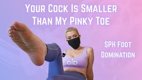 Your Cock Is Smaller Than My Pinky Toe: SPH Foot Domination