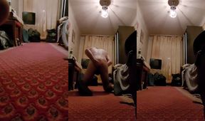 Tampon Shoved Deep In Ass Jerking Carpet Cum Flood Destroyed