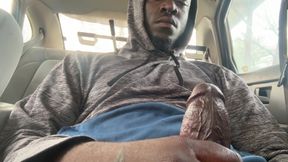 I'm In My Car Jerking Off And Busted A Creamy Fat Load Of Cum