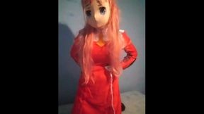 Zero Two undressing on cosplay - Shirotaku Kigurumi