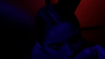 Christmas Blowjob and ass licking tiny petite teen POV