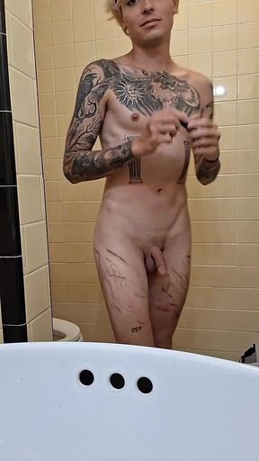 Showering and Peeing