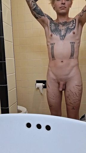 Showering and Peeing
