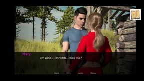 Amateur GF with a Big Ass Enjoys Visual Novel Game
