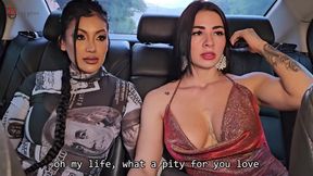 Uber BBC Threesome with Two Big-Assed Colombians - Brandon Cruz - Mariana Martix &amp; Silvana Lee