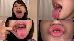 Momo Minami - Erotic Tongue and Mouth Showing - 1080p