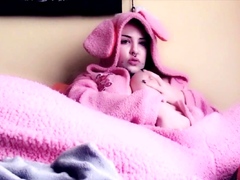 bettyclark it s chilly just a cozy little bunny playing w/