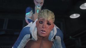 Cassie Cage Takes a Frosty Cock (futa Shemale)