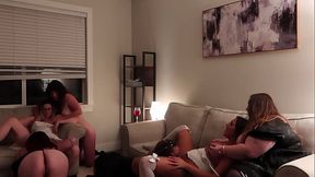 Vampy Vixens lesbian Halloween porn with pussy licking, scissoring &amp_ girl on girl action