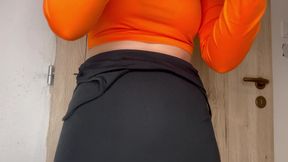 My stepsister fucks a monster cock and then sucks it off