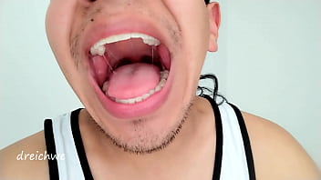Big mouth uvula fetish