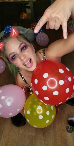 Balloon Pop Strip Tease