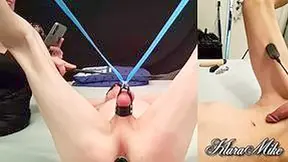 I Hang Him By His Testicles, Spanking His Ass And Cock