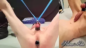 I Hang Him By His Testicles, Spanking His Ass And Cock