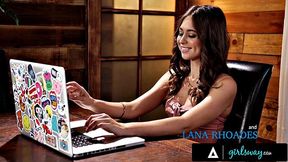 GIRLSWAY - Sultry Masseuse Lana Rhoades Teaches Riley Reid The Art Of Foreplay - PART 1